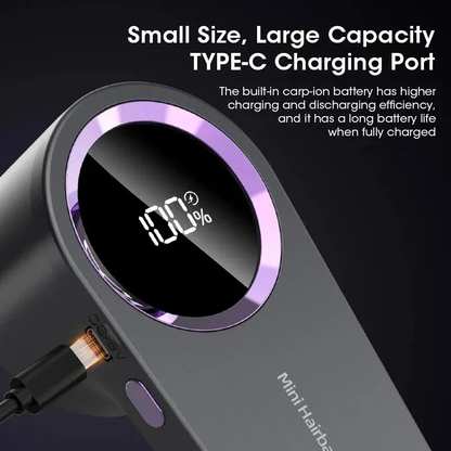 Portable Electric Fabric Shaver & Lint Remover – Rechargeable Fuzz and Pill Remover with LED Display for Clothes & Fabrics