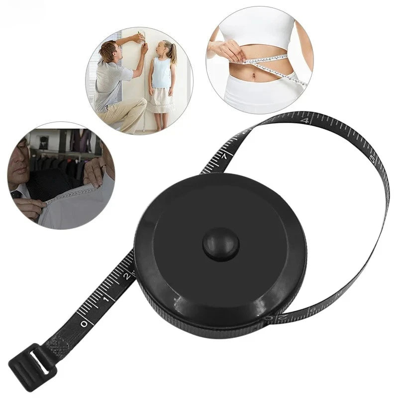 150cm Mini Retractable Tape Measure Keychain – Portable Tailor Measuring Tape for Clothing, Body Measurements, Sewing & Home Use